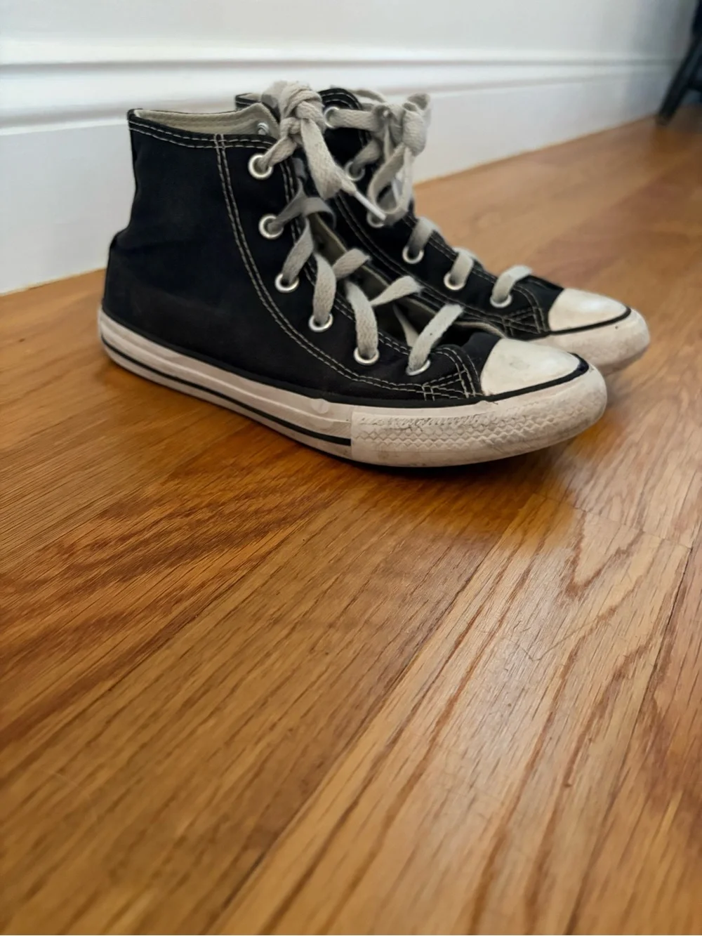 Converse Black and White Chuck Taylor High Top Sneakers